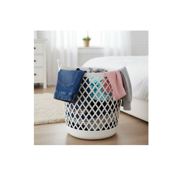 Cesto Canasto Ropa Y Asas Rigido Grande