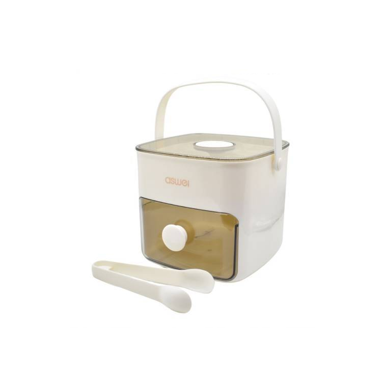 Hielera Plastica 16x16x13cm Con Deposito Cubetera Contenedor