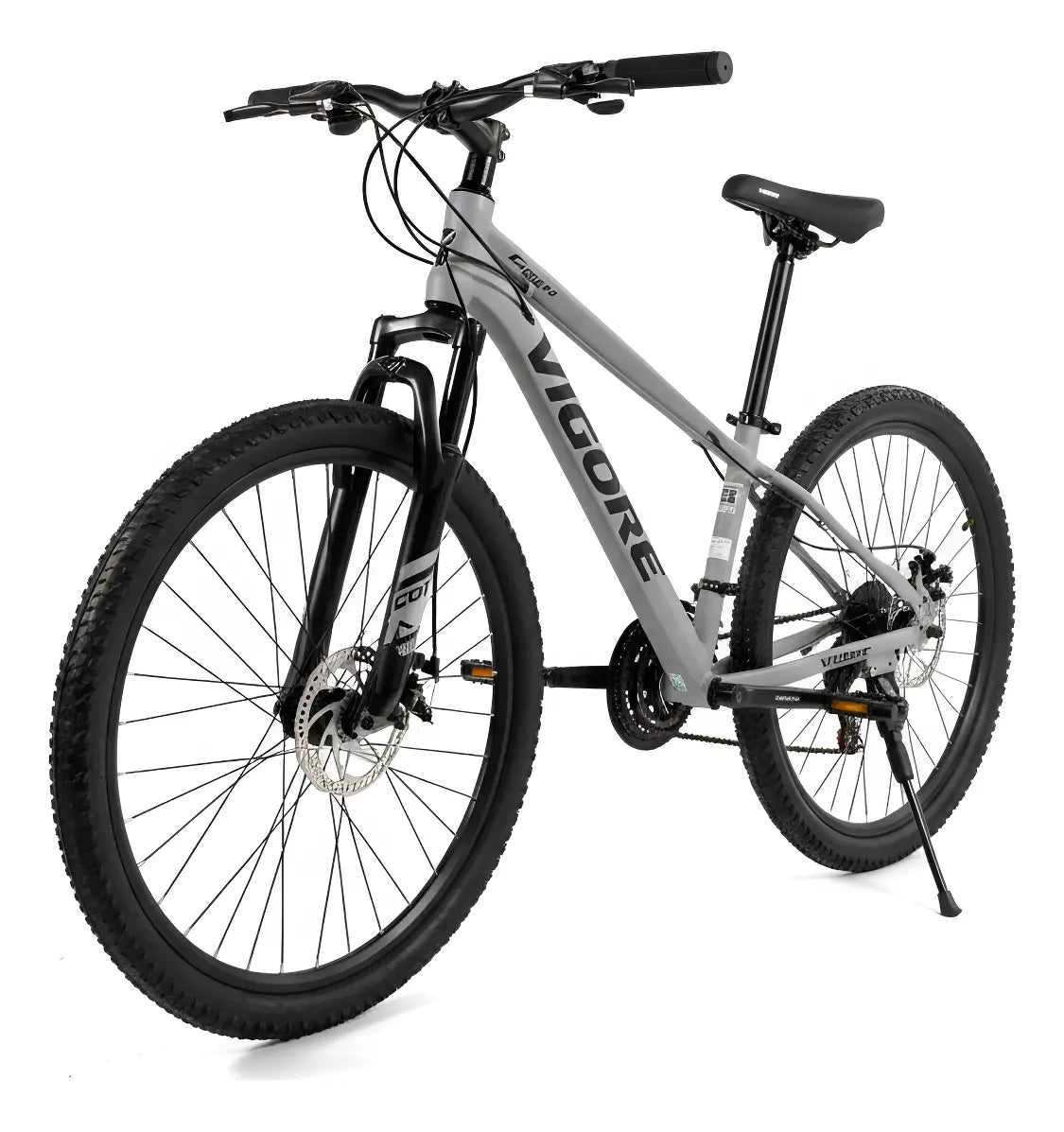 Bicicleta MTB gris claro