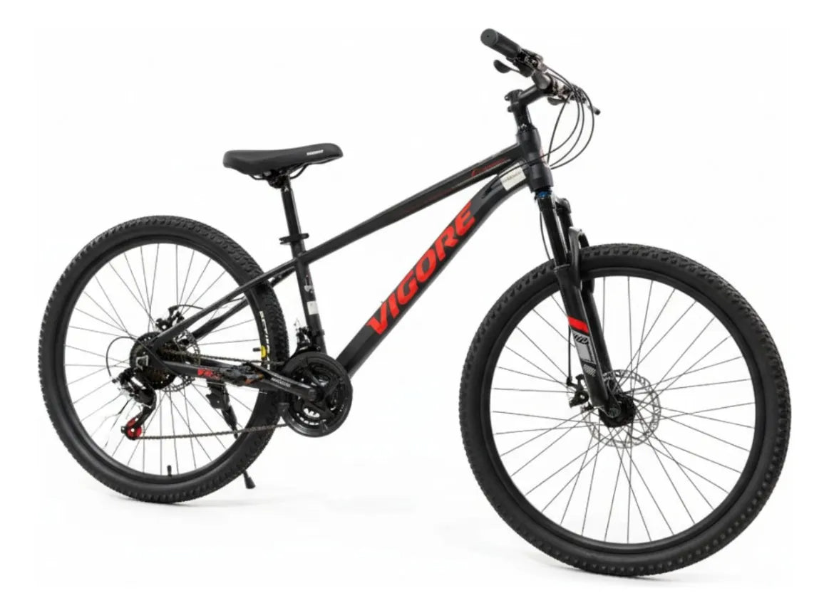 Bicicleta MTB rojo con negro 2