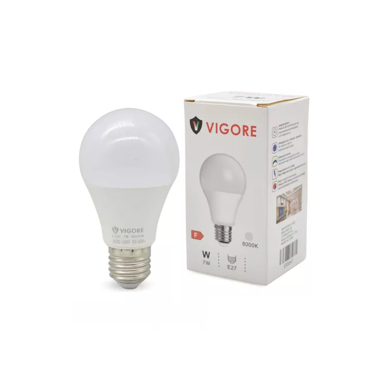 Bombita Led Blanco frio de 7w Vigore