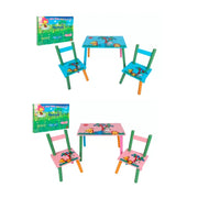 Set de mesa con sillas infantil con diseño
