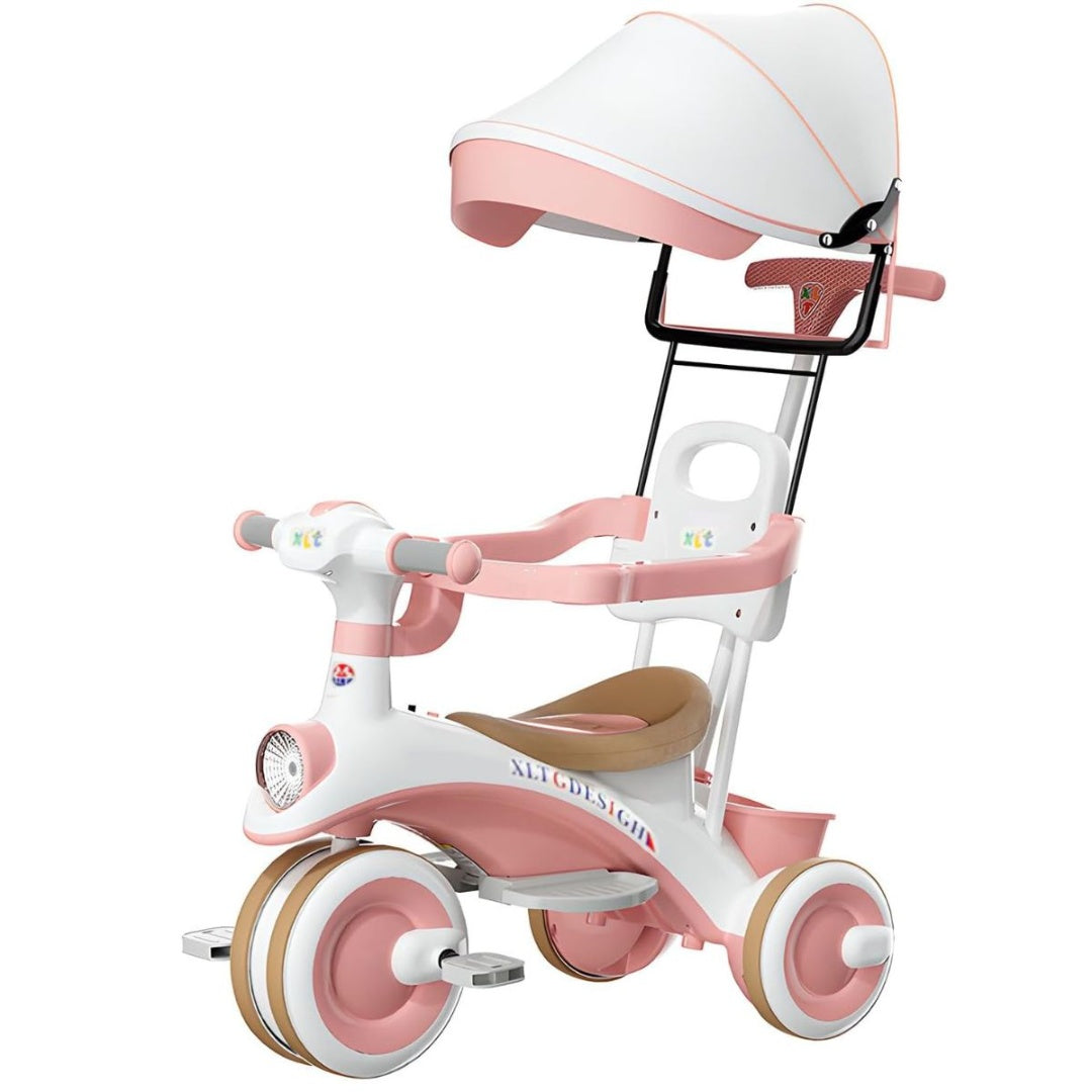 Buggy Carrito Infantil Con Guía Y Capota Con Luces Niños