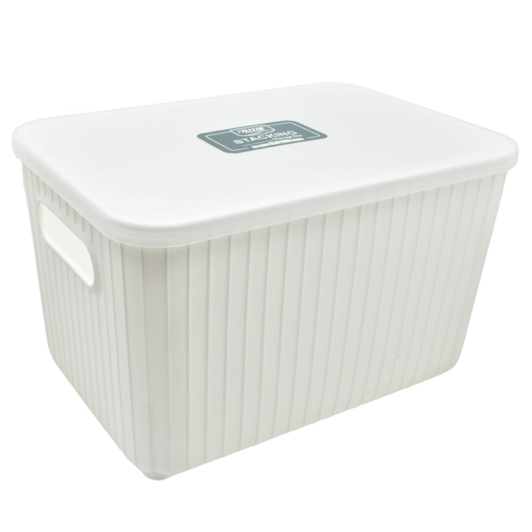 Caja Plástica Con Tapa 36x26x24cm