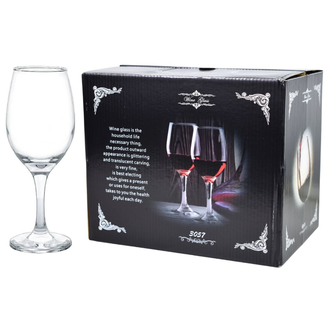 Copas De Vidrio Para Vino 237ml X6 Unidades