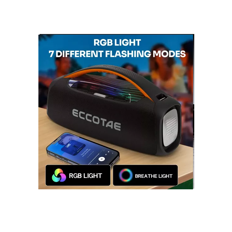 Parlante portatil aprueba de agua RGB