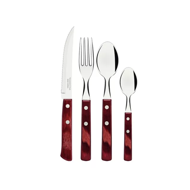 Juego de cubiertos 24 Pzs Polywood Tramontina 21199/705