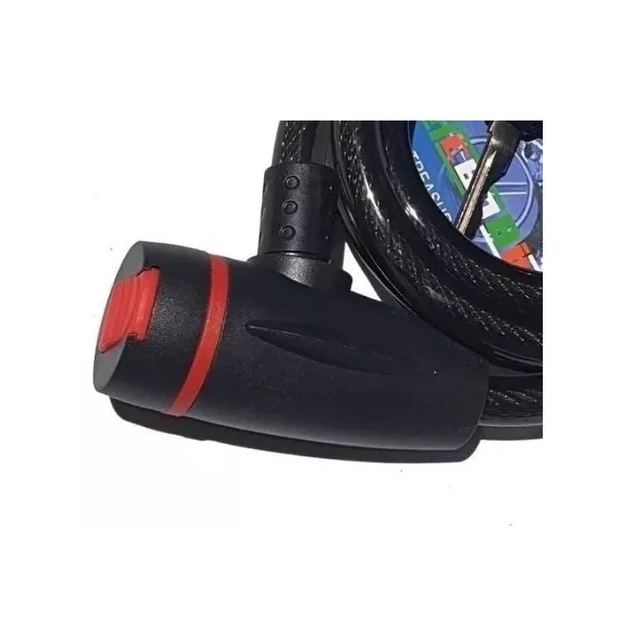 Cadena candado reforzada anti robo moto bicicleta 1,2mts
