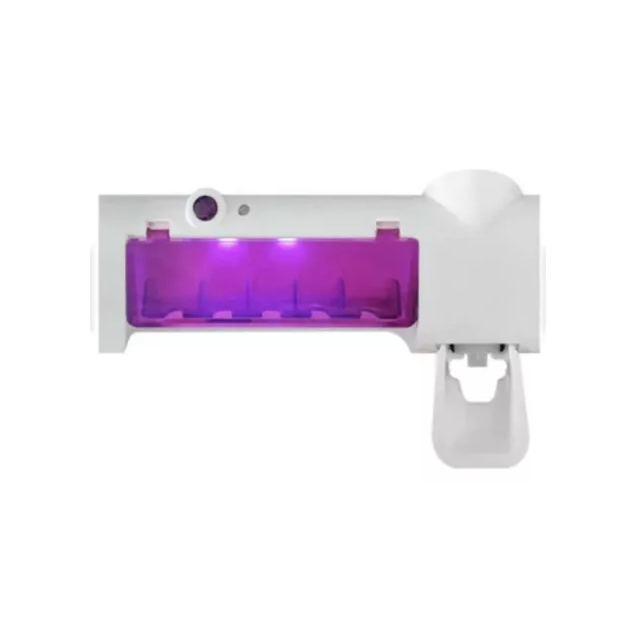 Esterilizador antibacterial pasta dientes y porta cepillo