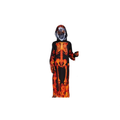 Disfraz De Esqueleto Fuego Para Mujer Halloween