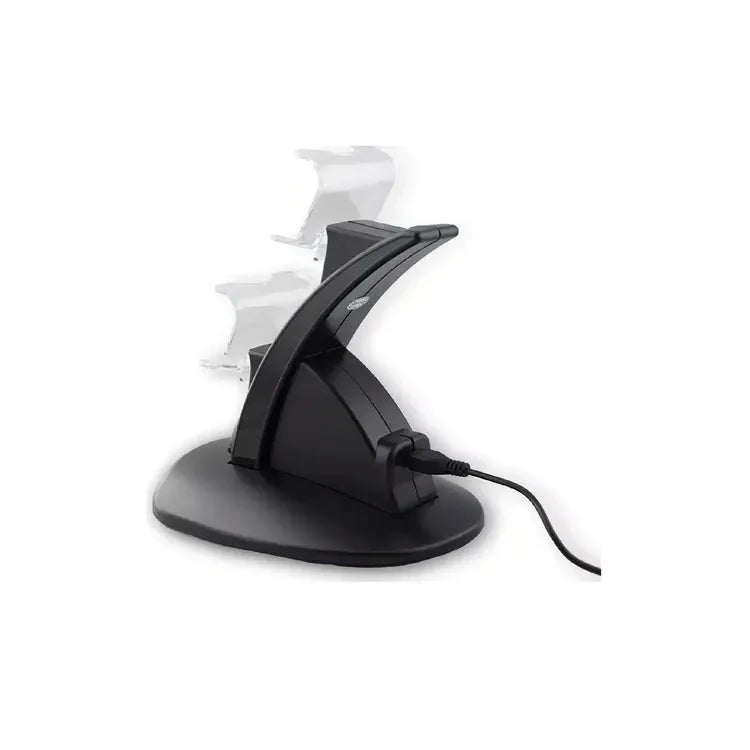 Cargador Base Para Controles De Ps4 Carga Dual Con Luz Led