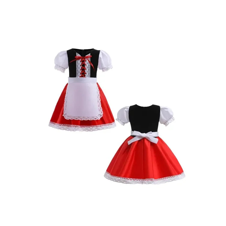 Disfraz Infantil De Caperucita Roja Niña Halloween Fiesta