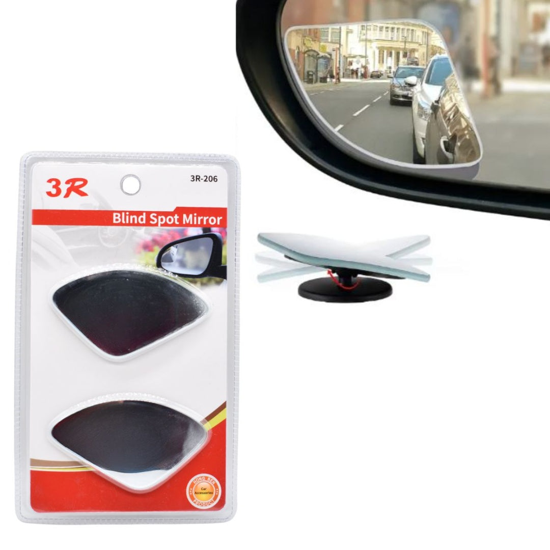 Mini Espejo De Puntos Ciegos 360° De Retrovisor Auto