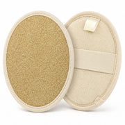 Pack 2 Esponja Exfoliante Para Ducha Baño Ovalada Relax Beig
