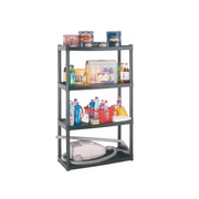 Estantería organizador 4 estantes plástico resistente