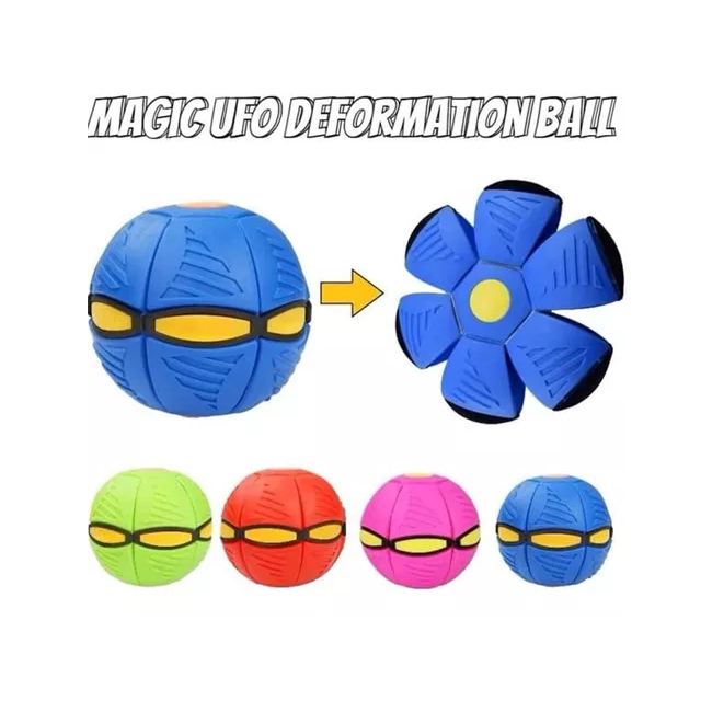 Pelota mágica boomerang plegable con luces led