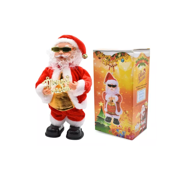 Papa noel con luz y movimiento varios diseños