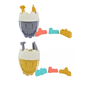 Balde para playa con accesorio y 6pcs