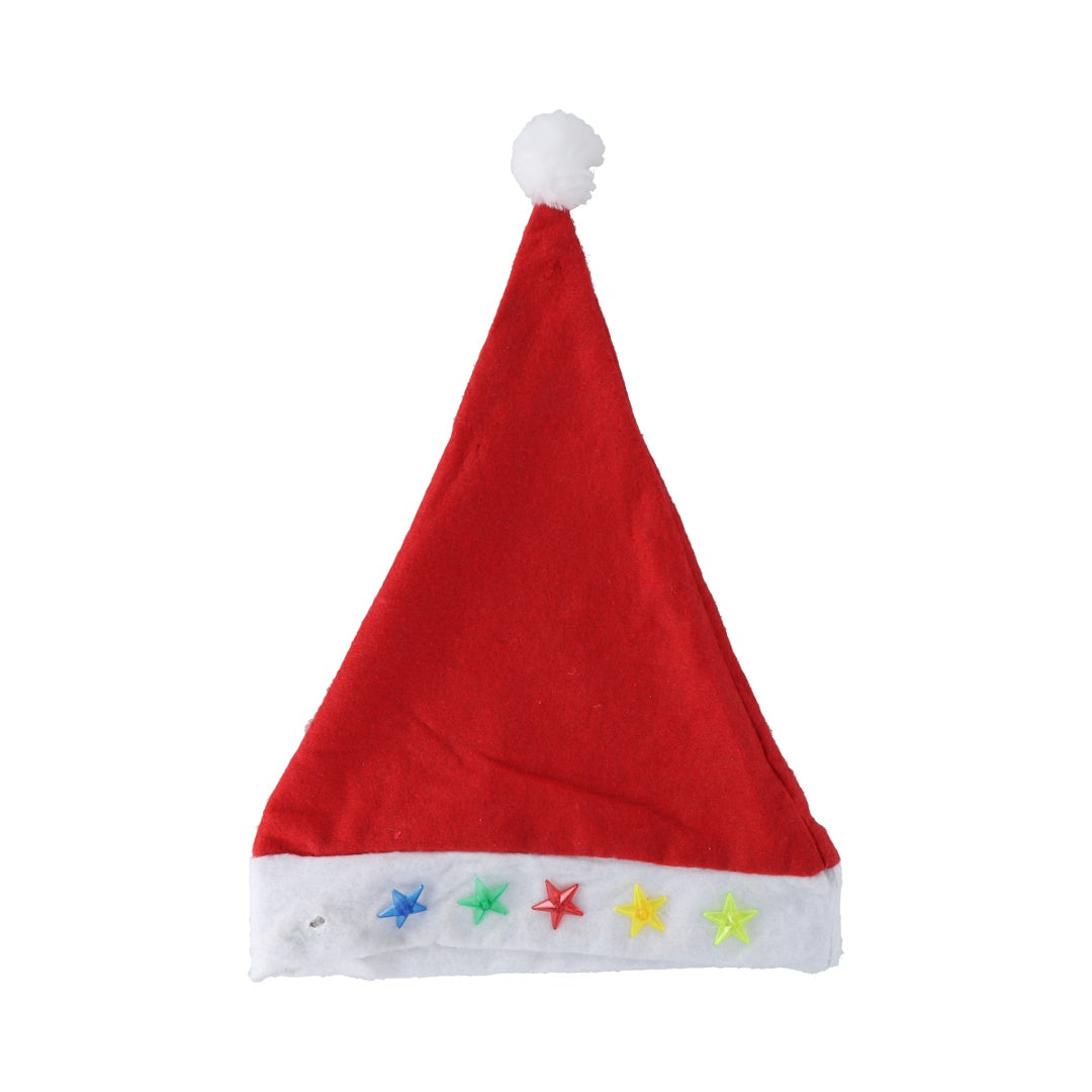Gorro navideño con luces