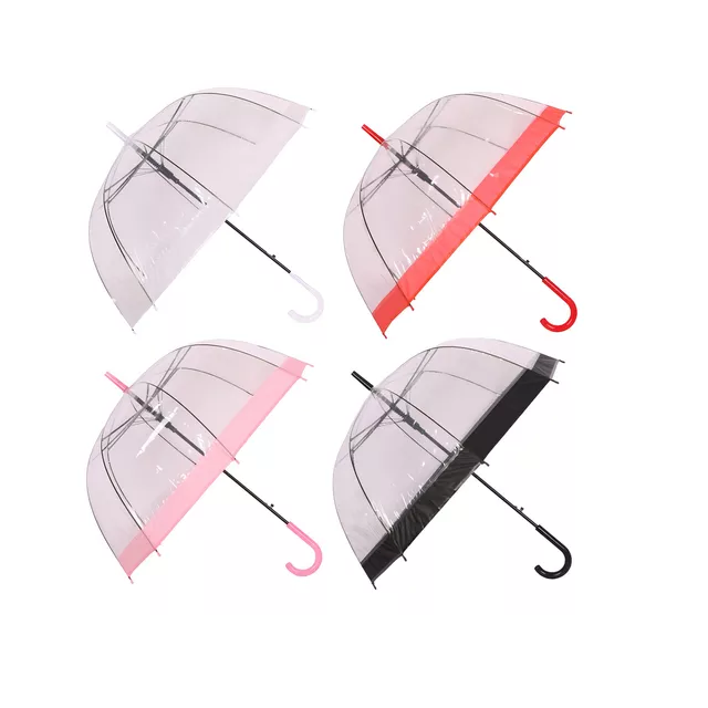 Paraguas honguito transparente 81 Cm