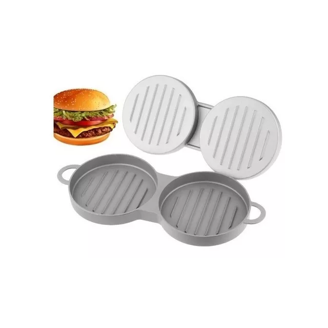 Molde y plancha para hamburguesas en aluminio bola arroz