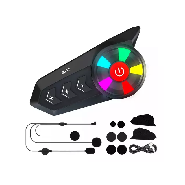 Intercomunicador para moto bluetooth inalámbrico Rgb