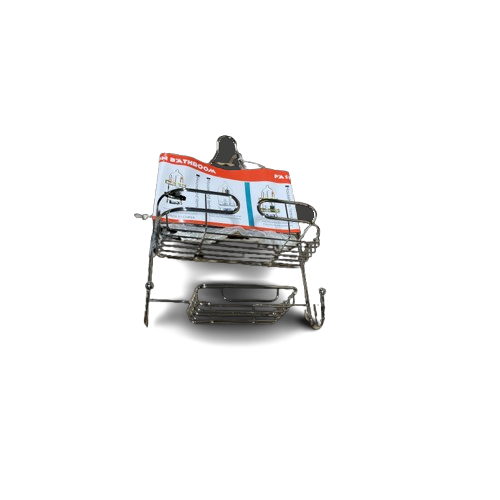 Organizador de baño metalico