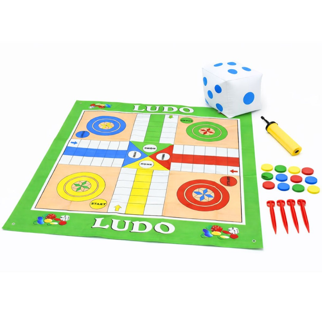 Juego De Ludo Gigante Para Aire Libre 180x160cm