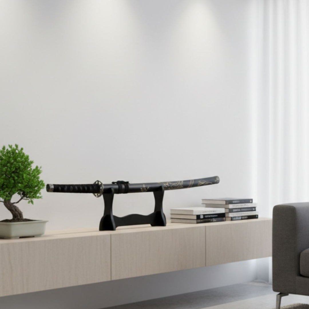 Katana Decorativa Con Soporte 100cm