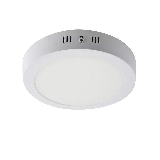 Plafon techo foco sobrepuesto panel led lampara redondo 18w luz blanca fria