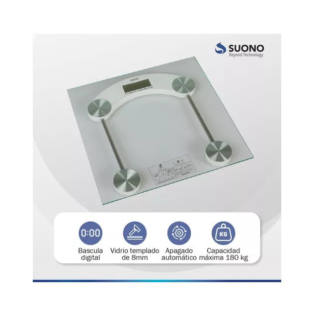 Balanza de baño digital hasta 180kg