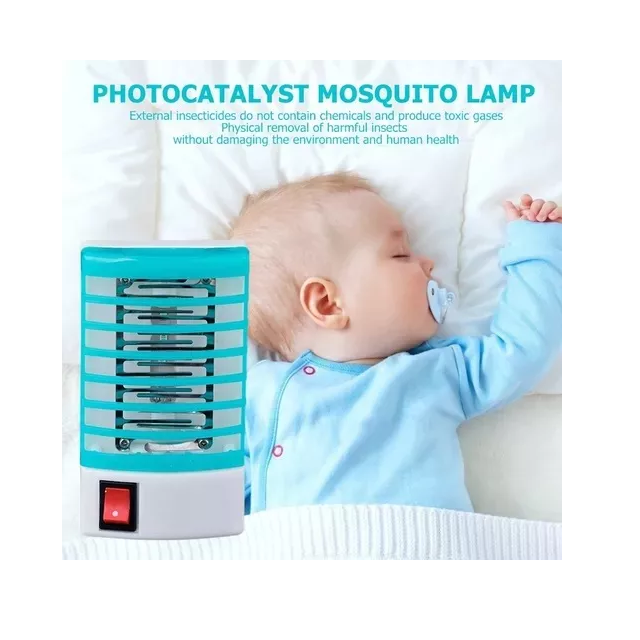 Lampara luz electrico mata moscas, mosquitos, insectos