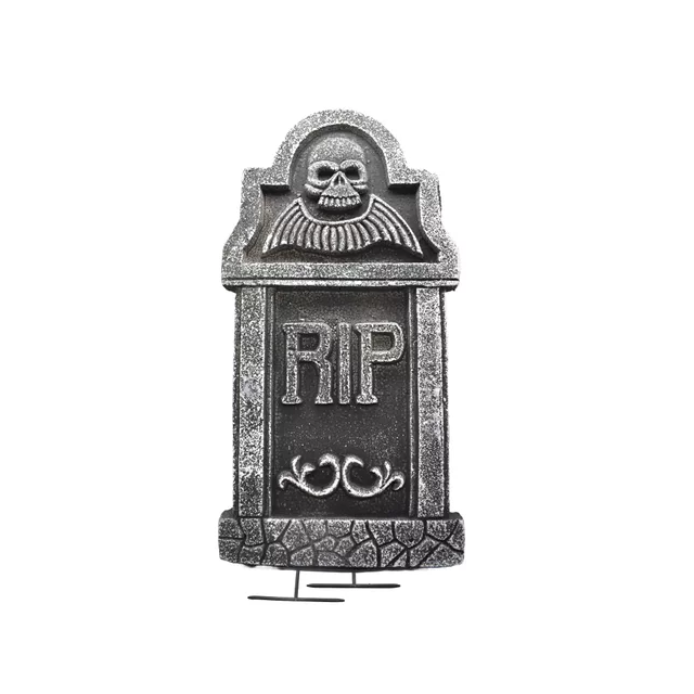 Adorno De Lapida Tumba Para Halloween 40x20x2cm