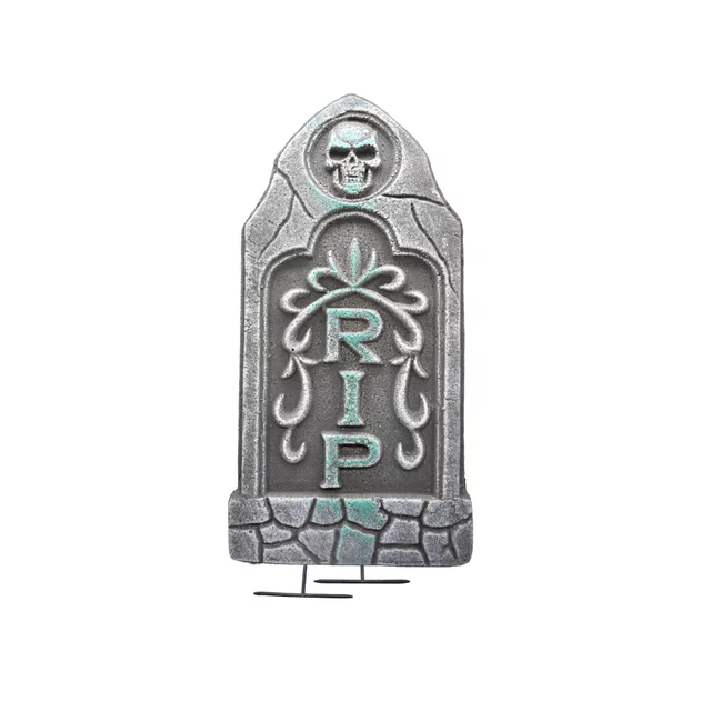 Adorno De Lapida Tumba Para Halloween 40x20x2cm
