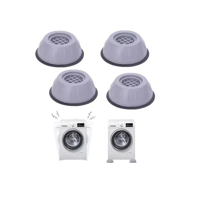 Bases de goma para lavadora antivibración 4 Unidades