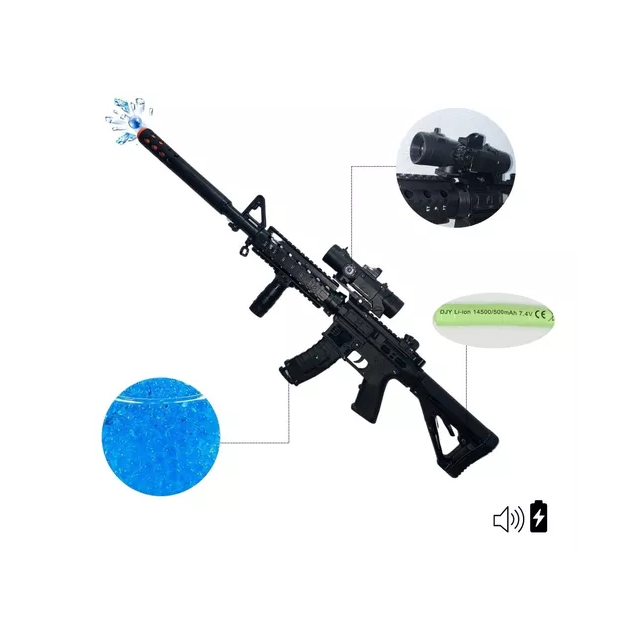 Pistola metralleta hidrogel recargable juguete niño rifle M4