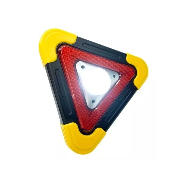 Luz triangulo señal auto emergencia recargable solar adir