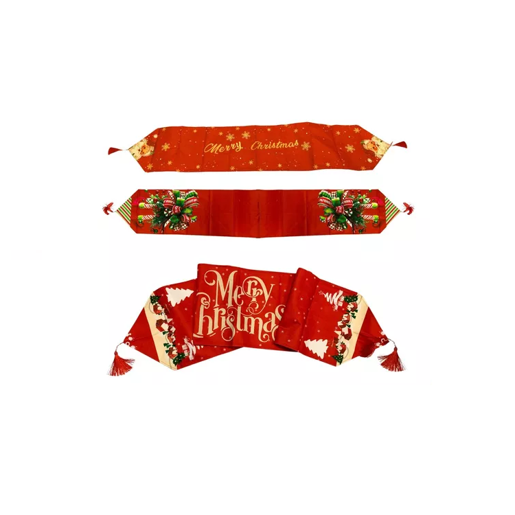Mantel navideño de 180x34cm