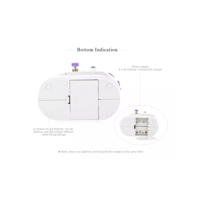 Maquina de coser multifunción con luz