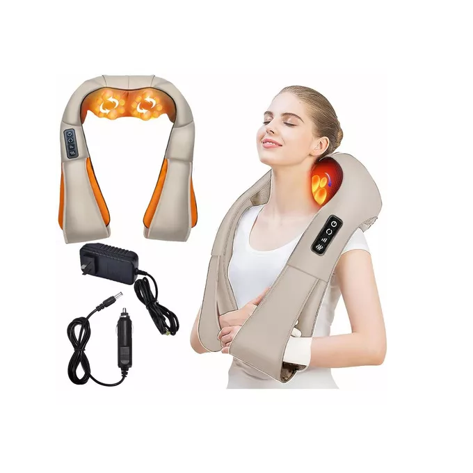 Masajeador cuello, espalda, hombro, cintura electrico con calor