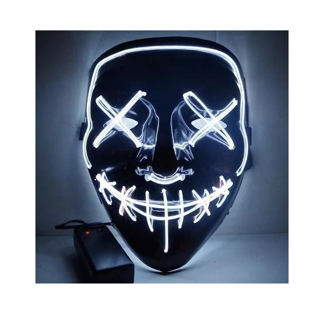 Mascara con luces halloween