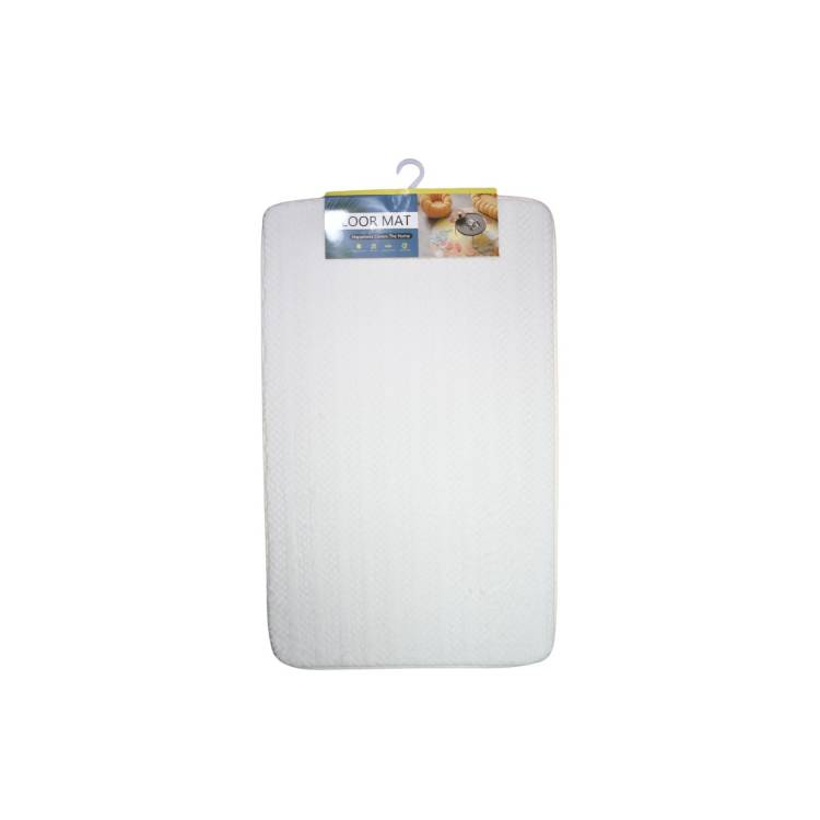 Alfombra De Baño Mediana 50x80cm Blanco