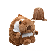 Mochila De Felpa Con Carpincho 30x26cm