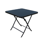 Mesa plegable de vidrio 70x70cm