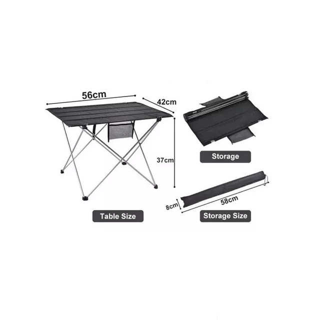 Mesa Plegable de tela en funda