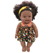 Muñeca Bebe Bebote Con Afro De Goma Sonido Juguete 32cm