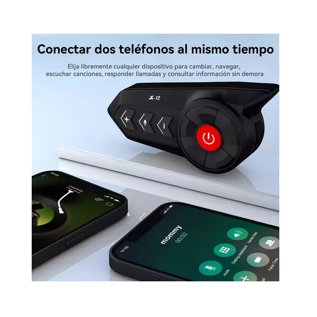 Intercomunicador para moto bluetooth inalámbrico Rgb