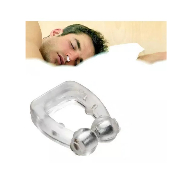 Pinza nasal magnética anti ronquido con imán nasal