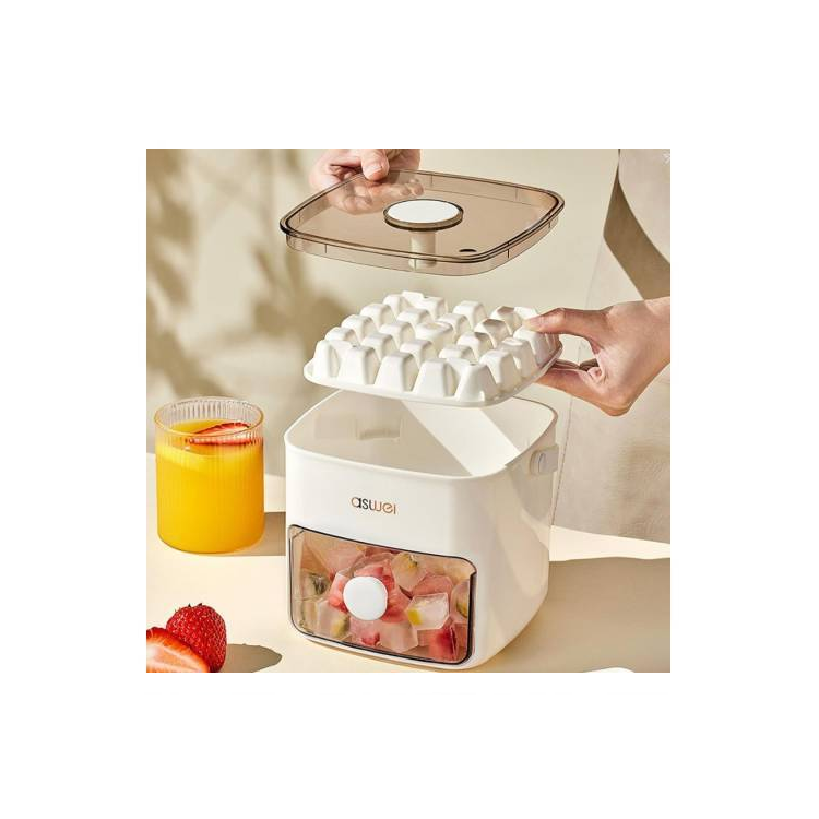 Hielera Plastica 16x16x13cm Con Deposito Cubetera Contenedor