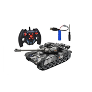 Tanque De Guerra A Control Remoto Luces Y Sonido Recargable